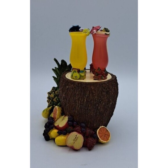Vintage Resin Spreader Set - Coconut Base Mixed Fruit & Tropical Drink Spreaders - Picture 6 of 16